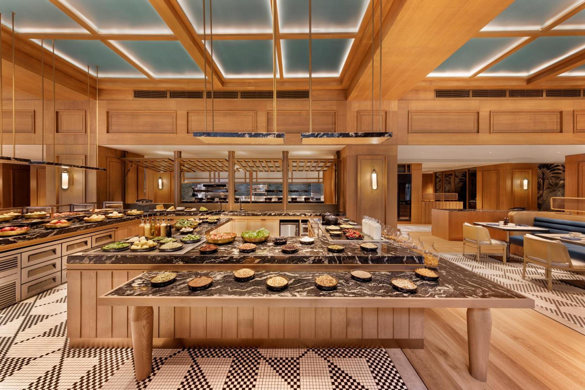 Jw Marriott Auckland Hotell Exteriör bild The buffet at the hotel
