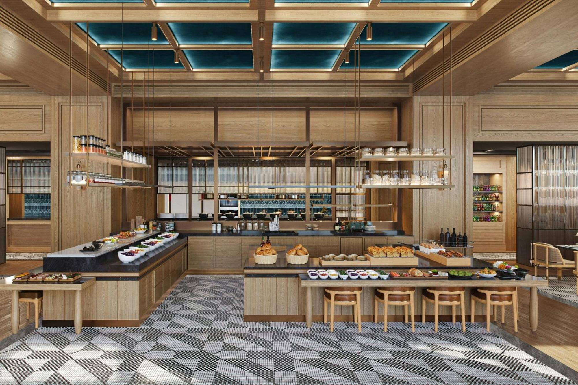 Jw Marriott Auckland Hotell Exteriör bild The restaurant